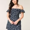 A-linjainen röyhelöinen minimekko A-linjainen röyhelöinen minimekko