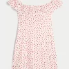 A-linjainen röyhelöinen minimekko A-linjainen röyhelöinen minimekko