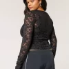 All-Over Lace Crew -toppi