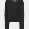 All-Over Lace Crew -toppi
