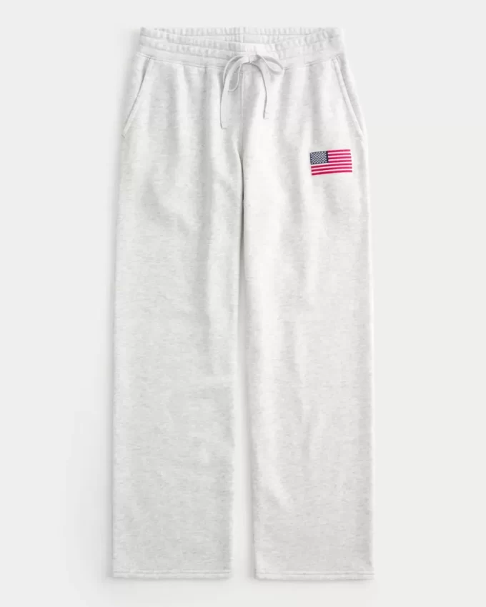 American Flag Graphic Straight collegehousut American Flag Graphic Straight collegehousut