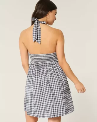 Avaa takahalter minimekko