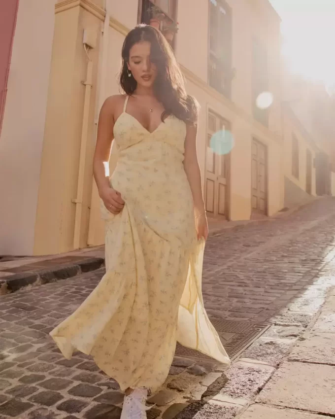 Avaa takaosa Maxi Dress