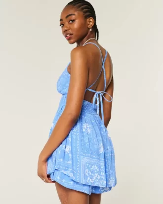Avoselkäinen Babydoll Romperi