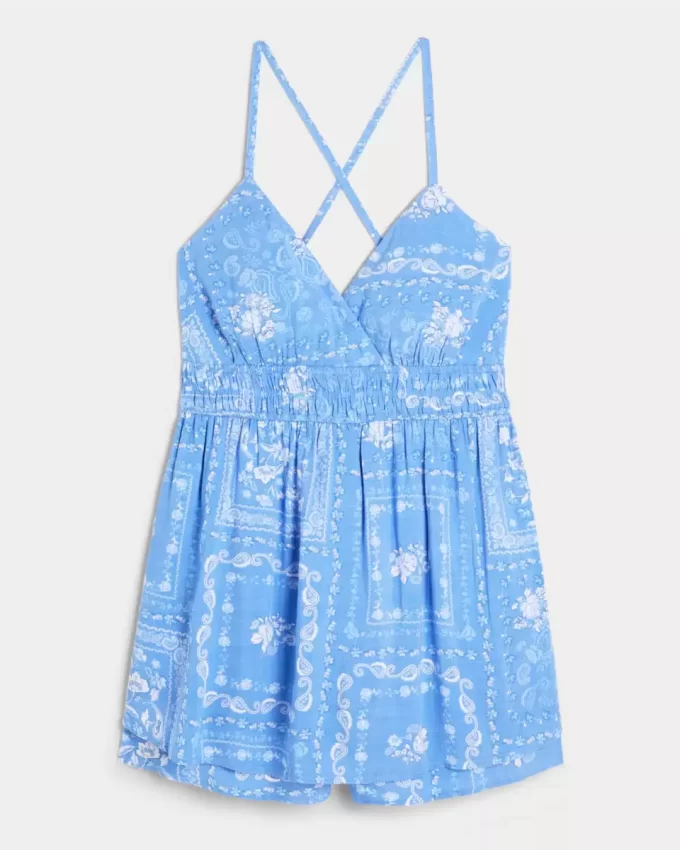 Avoselkäinen Babydoll Romperi