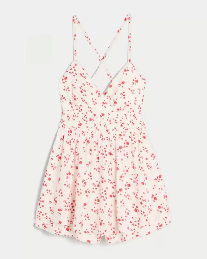 Avoselkäinen Babydoll Romperi