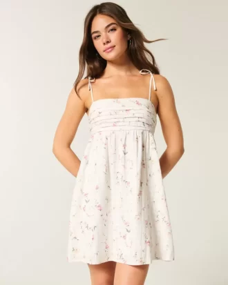 Babydoll solmittava minimekko