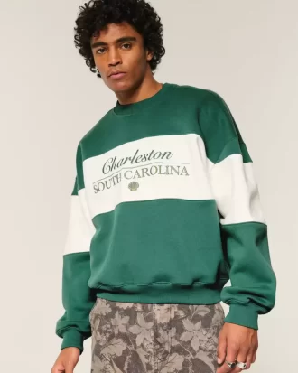 Baggy Cinch Charleston Graphic Crew collegepaita