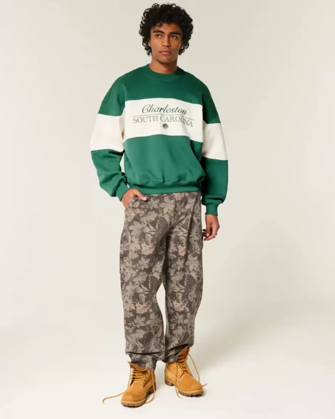 Baggy Cinch Charleston Graphic Crew collegepaita Baggy Cinch Charleston Graphic Crew collegepaita