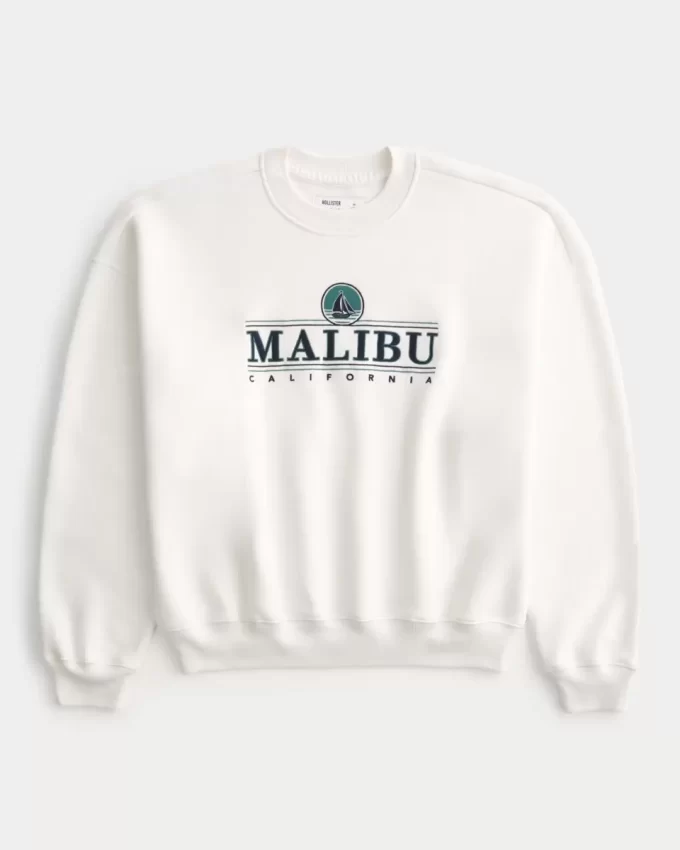 Baggy Cinch Malibu Graphic Crew collegepaita Baggy Cinch Malibu Graphic Crew collegepaita