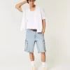 Baggy Denim Cargo Shortsit Baggy Denim Cargo Shortsit