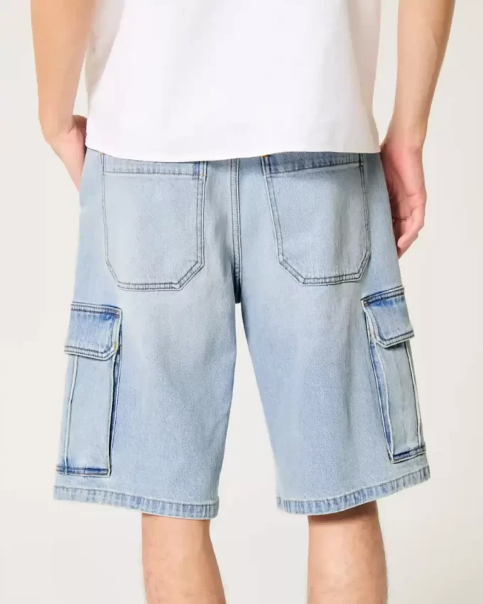 Baggy Denim Cargo Shortsit Baggy Denim Cargo Shortsit