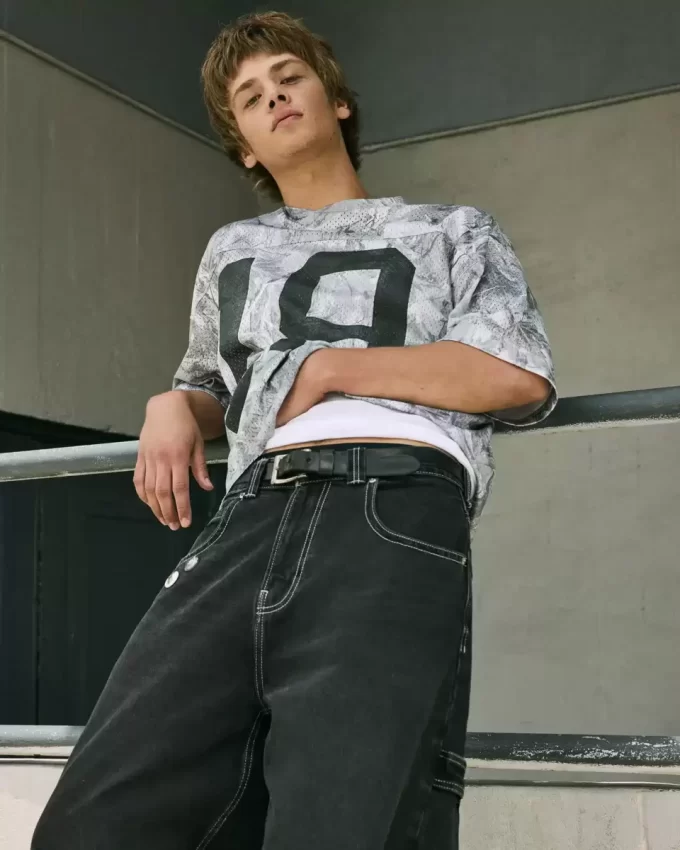 Baggy Graphic Camo Jersey Baggy Graphic Camo Jersey