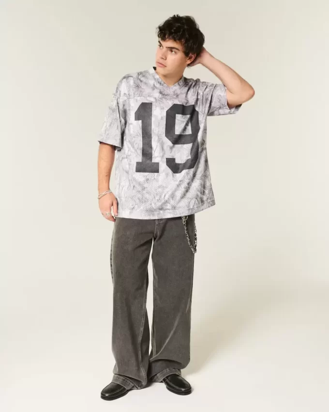 Baggy Graphic Camo Jersey Baggy Graphic Camo Jersey