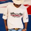 Baggy Heavyweight Crop Chevrolet Graphic T-paita Baggy Heavyweight Crop Chevrolet Graphic T-paita