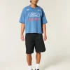 Baggy Heavyweight Crop Ford Graphic T-paita Baggy Heavyweight Crop Ford Graphic T-paita