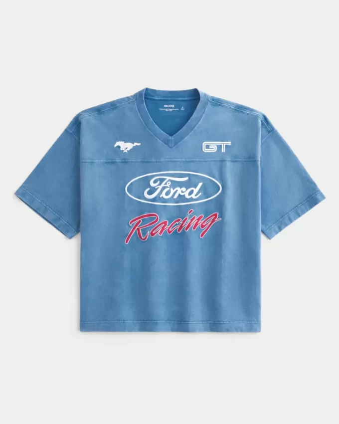 Baggy Heavyweight Crop Ford Graphic T-paita Baggy Heavyweight Crop Ford Graphic T-paita