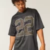 Baggy Pattern Graphic Jersey Baggy Pattern Graphic Jersey