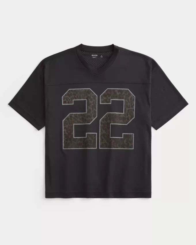 Baggy Pattern Graphic Jersey Baggy Pattern Graphic Jersey