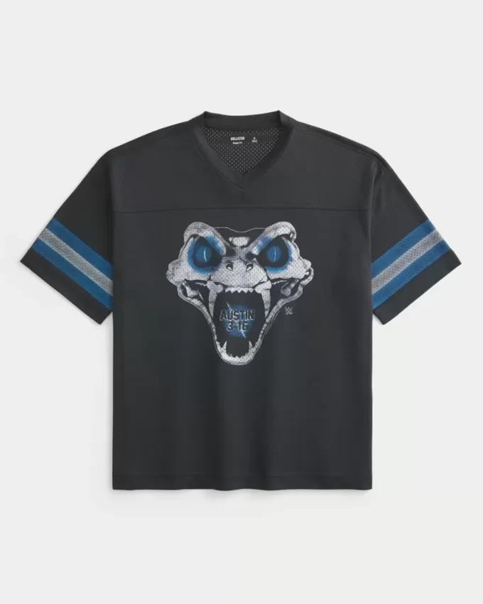 Baggy Stone Cold Steve Austin Graphic Jersey Baggy Stone Cold Steve Austin Graphic Jersey