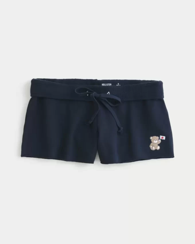 Bear Graphic -minifleece-shortsit Bear Graphic -minifleece-shortsit