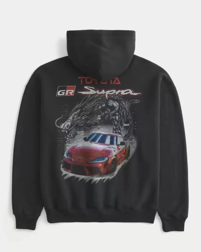 Boksi Toyota Supra Graphic -huppari Boksi Toyota Supra Graphic -huppari