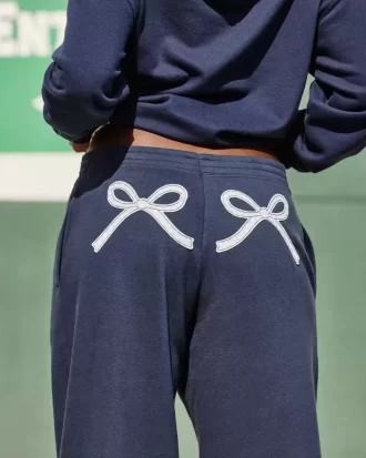 Bow Graphic Baggy collegehousut