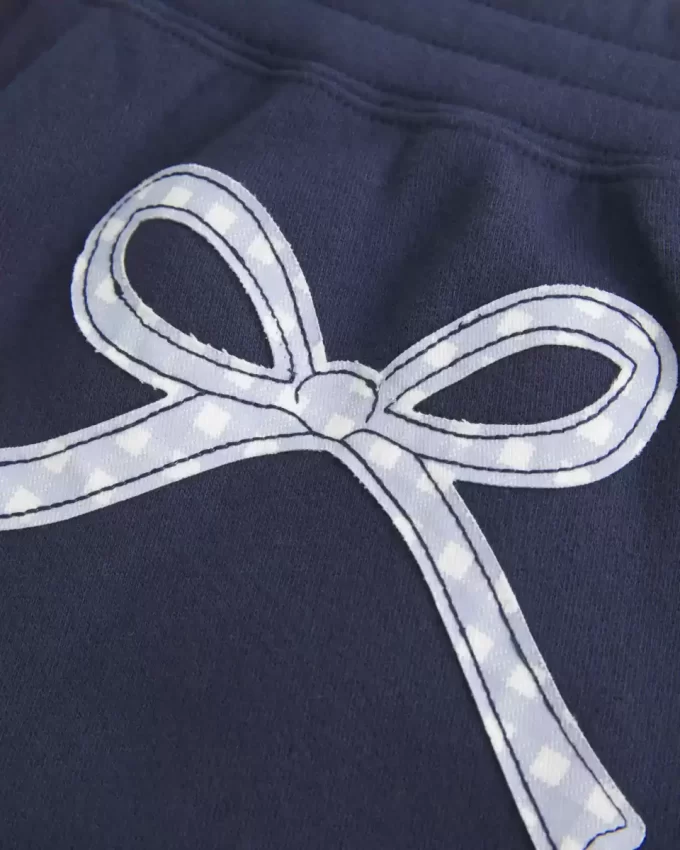 Bow Graphic Baggy collegehousut
