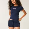 Bow Graphic Fleece -minishortsit Bow Graphic Fleece -minishortsit