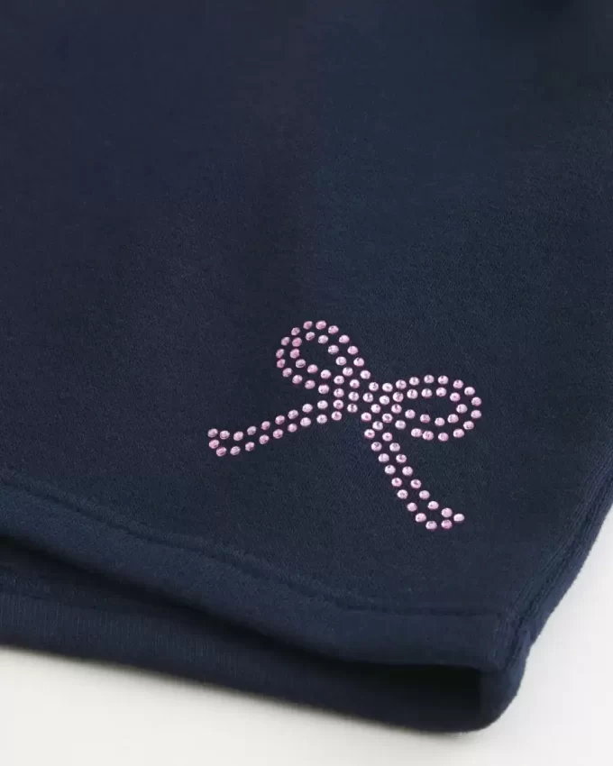 Bow Graphic Fleece -minishortsit Bow Graphic Fleece -minishortsit