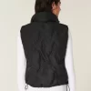 Bow Pattern Puffer Vest Bow Pattern Puffer Vest