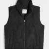 Bow Pattern Puffer Vest Bow Pattern Puffer Vest