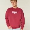 Boxy Arsenal FC Graphic Crew -huppari Boxy Arsenal FC Graphic Crew -huppari