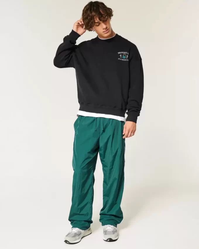Boxy Atlas Bronze Gym Graphic Crew collegepaita Boxy Atlas Bronze Gym Graphic Crew collegepaita