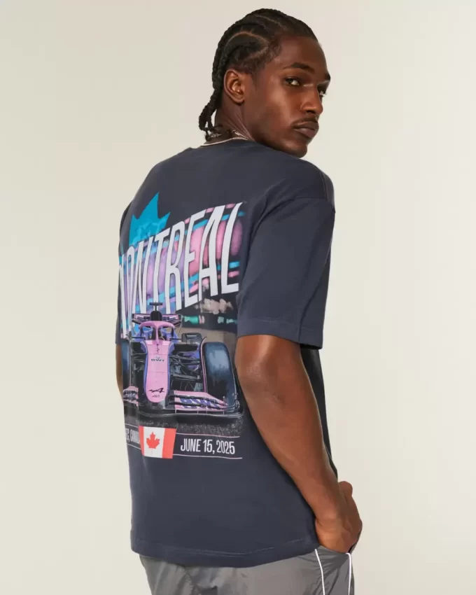 Boxy BWT Alpine Formula 1 Team Graphic T-paita Boxy BWT Alpine Formula 1 Team Graphic T-paita