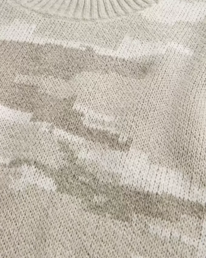 Boxy Camo Crew Sweater Boxy Camo Crew Sweater