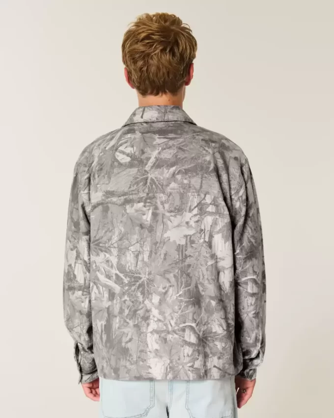 Boxy Camo Flanellipaita