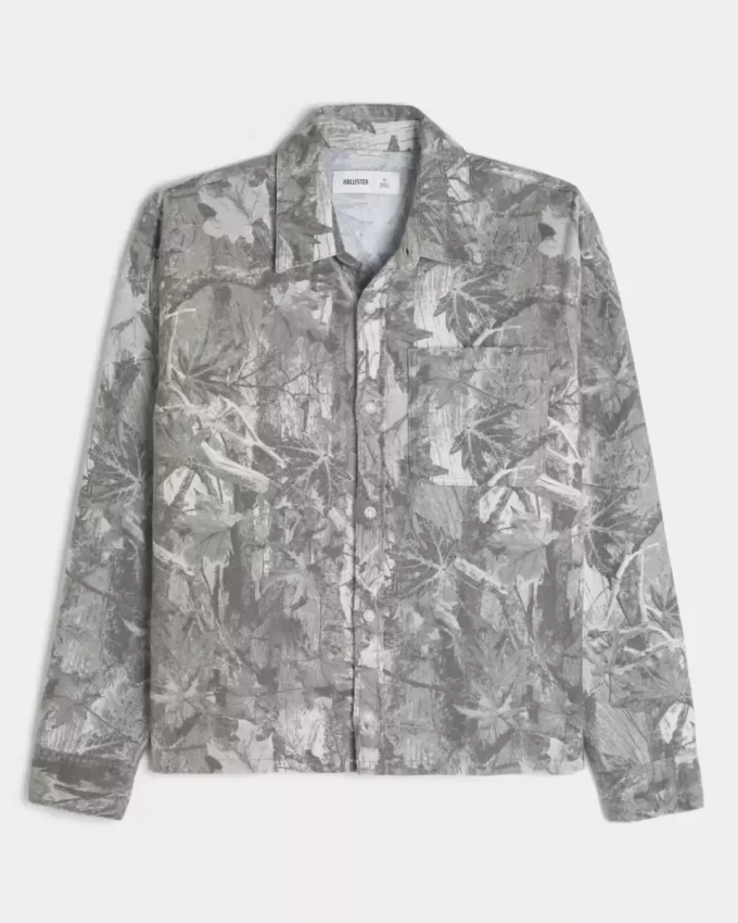 Boxy Camo Flanellipaita