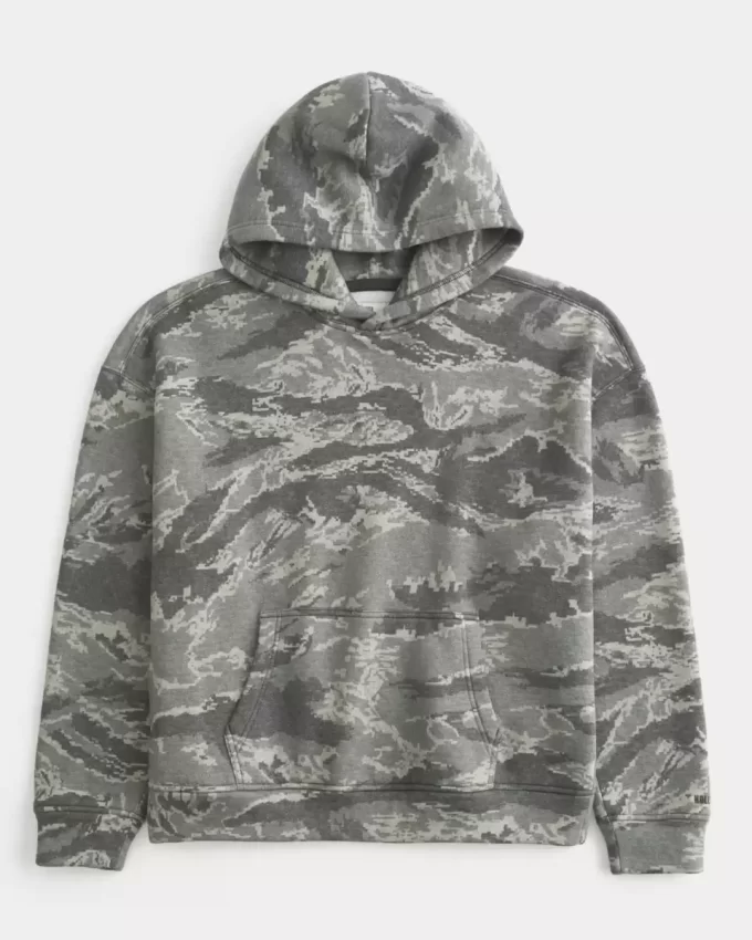 Boxy Camo -huppari Boxy Camo -huppari