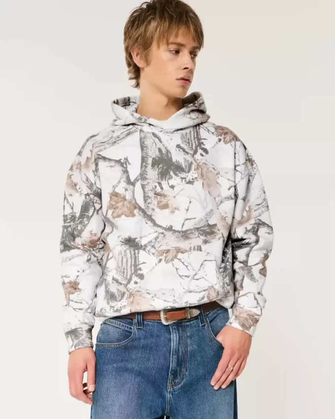 Boxy Camo -huppari Boxy Camo -huppari
