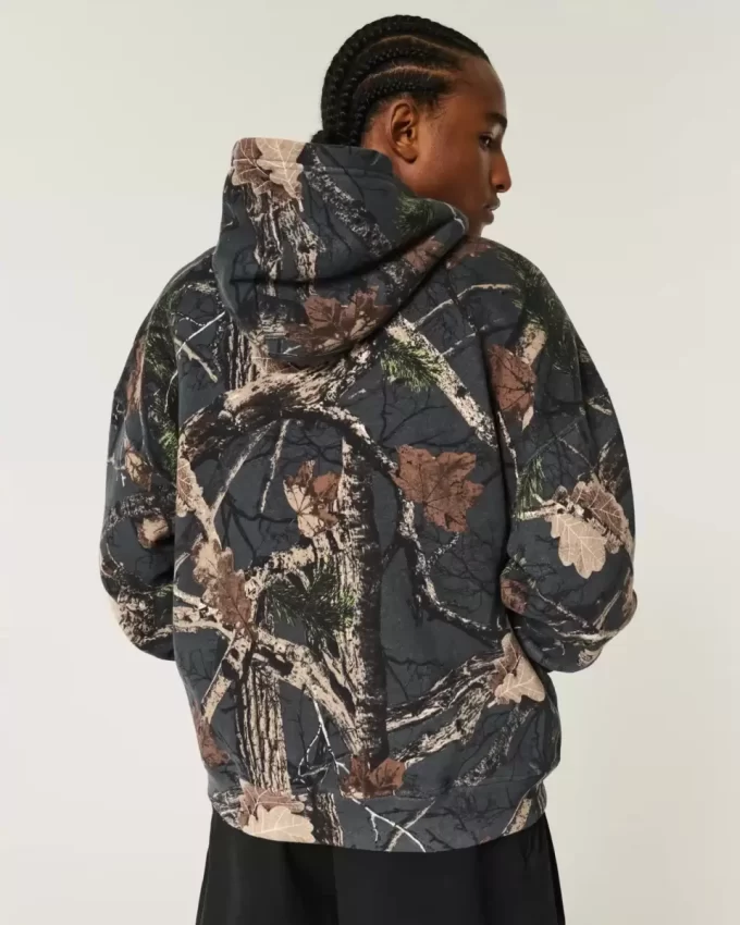 Boxy Camo -huppari Boxy Camo -huppari