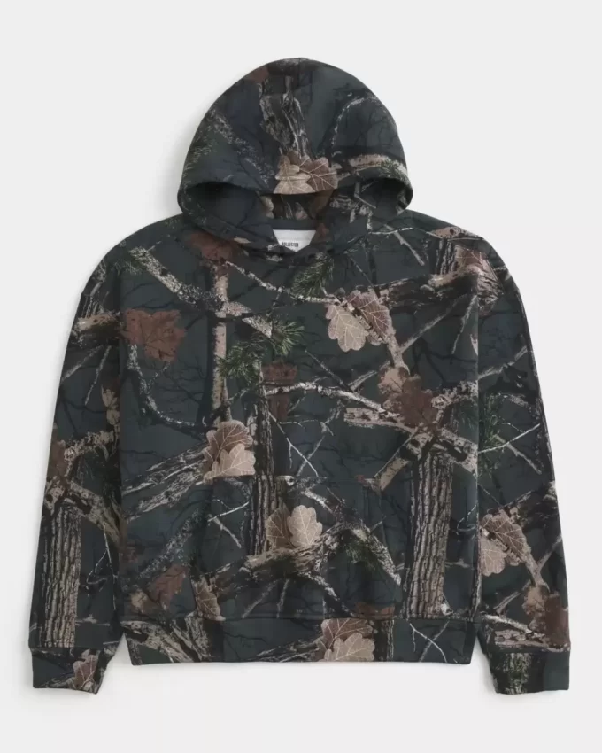 Boxy Camo -huppari Boxy Camo -huppari