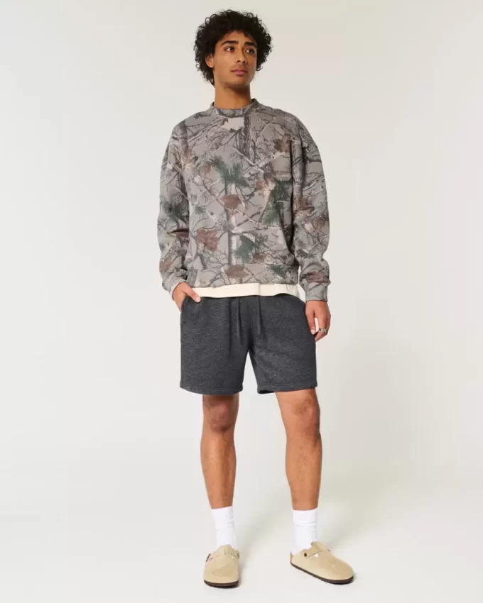 Boxy Camo Logo Crew collegepaita Boxy Camo Logo Crew collegepaita