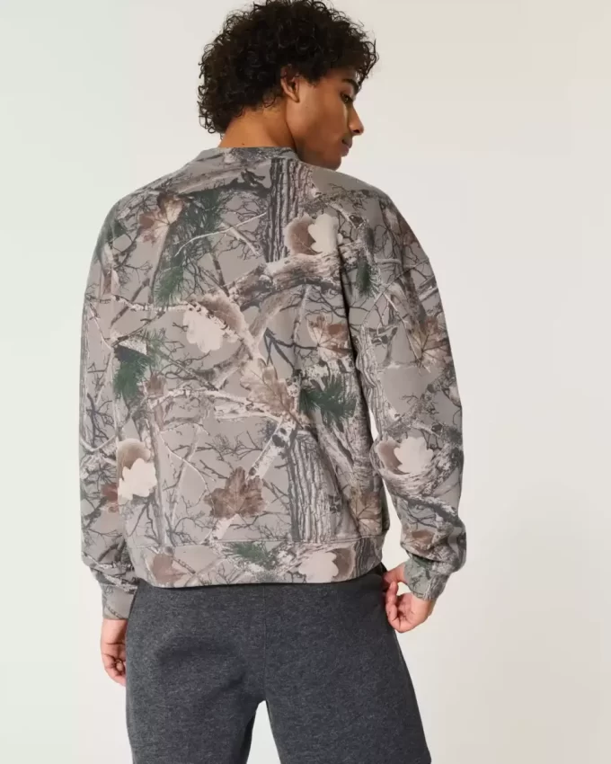 Boxy Camo Logo Crew collegepaita Boxy Camo Logo Crew collegepaita