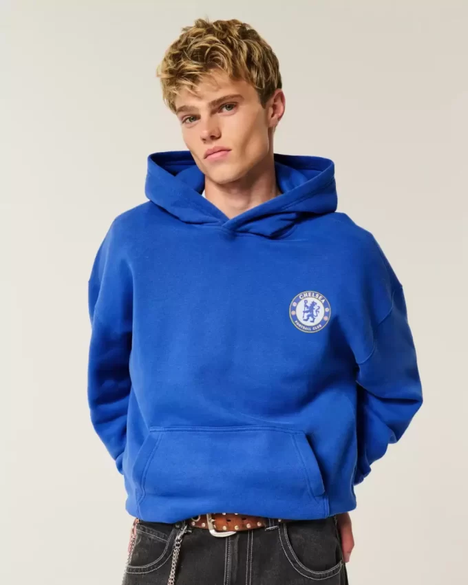 Boxy Chelsea FC Graafinen huppari Boxy Chelsea FC Graafinen huppari