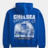 Boxy Chelsea FC Graafinen huppari Boxy Chelsea FC Graafinen huppari