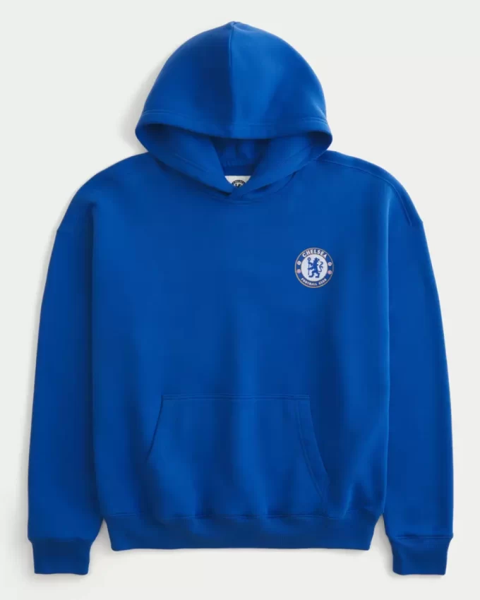 Boxy Chelsea FC Graafinen huppari Boxy Chelsea FC Graafinen huppari