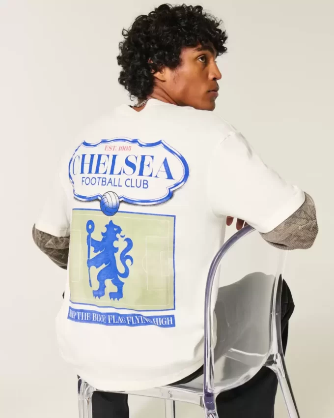 Boxy Chelsea FC Graphic T-paita