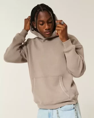 Boxy Contrast Stitch -huppari