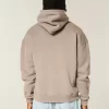 Boxy Contrast Stitch -huppari Boxy Contrast Stitch -huppari